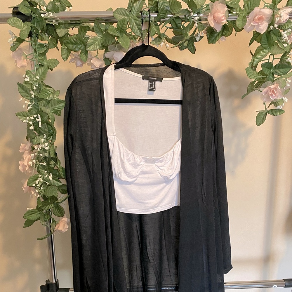 3 for $20 - Black cover up / cardigan size medium
